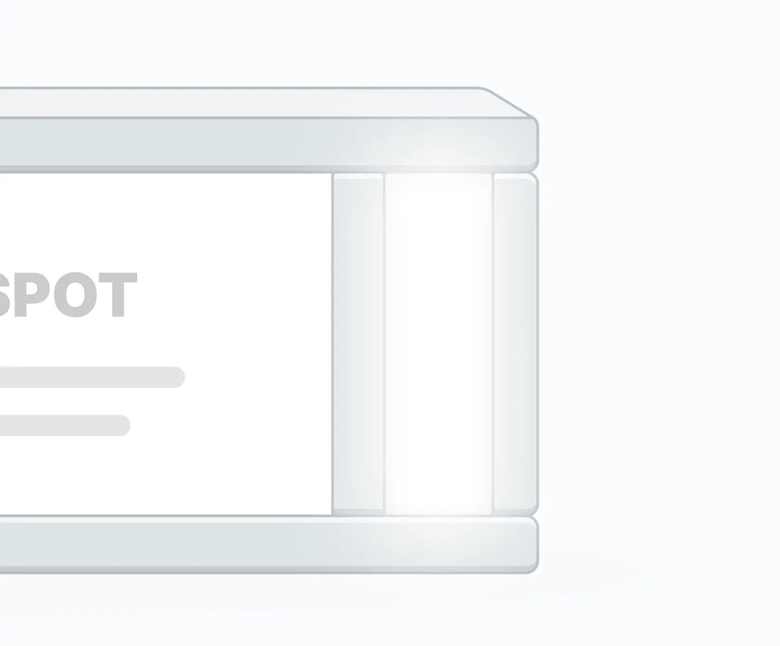 Animation of half of the stackable TickrMeter stock ticker