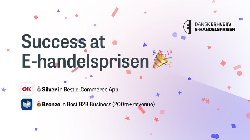 OK and Solar bring home prizes at the Danish e-Commerce Awards 2023