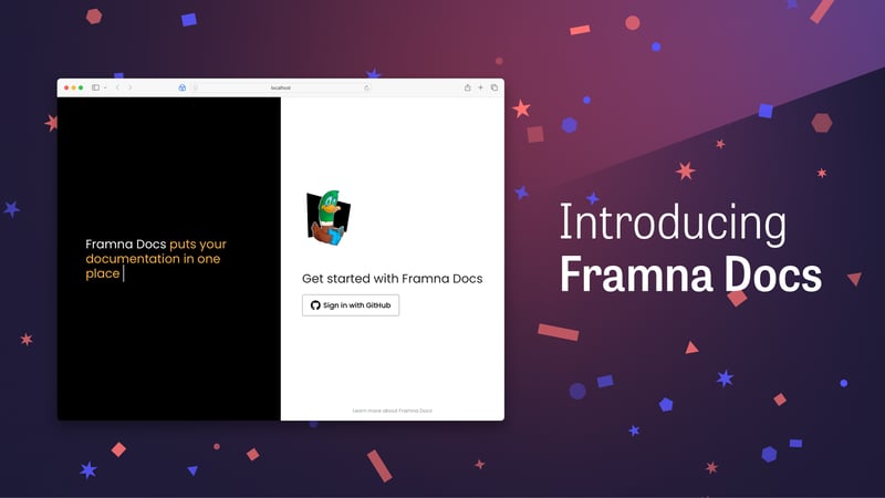 Introducing Framna Docs