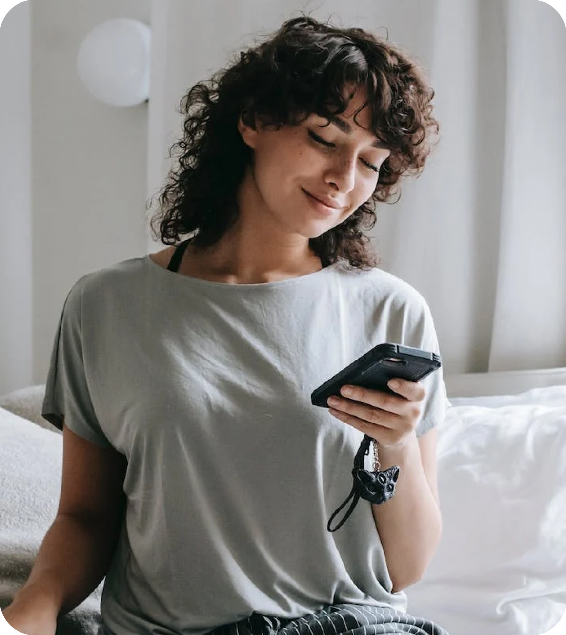 IKEA Girl with Phone
