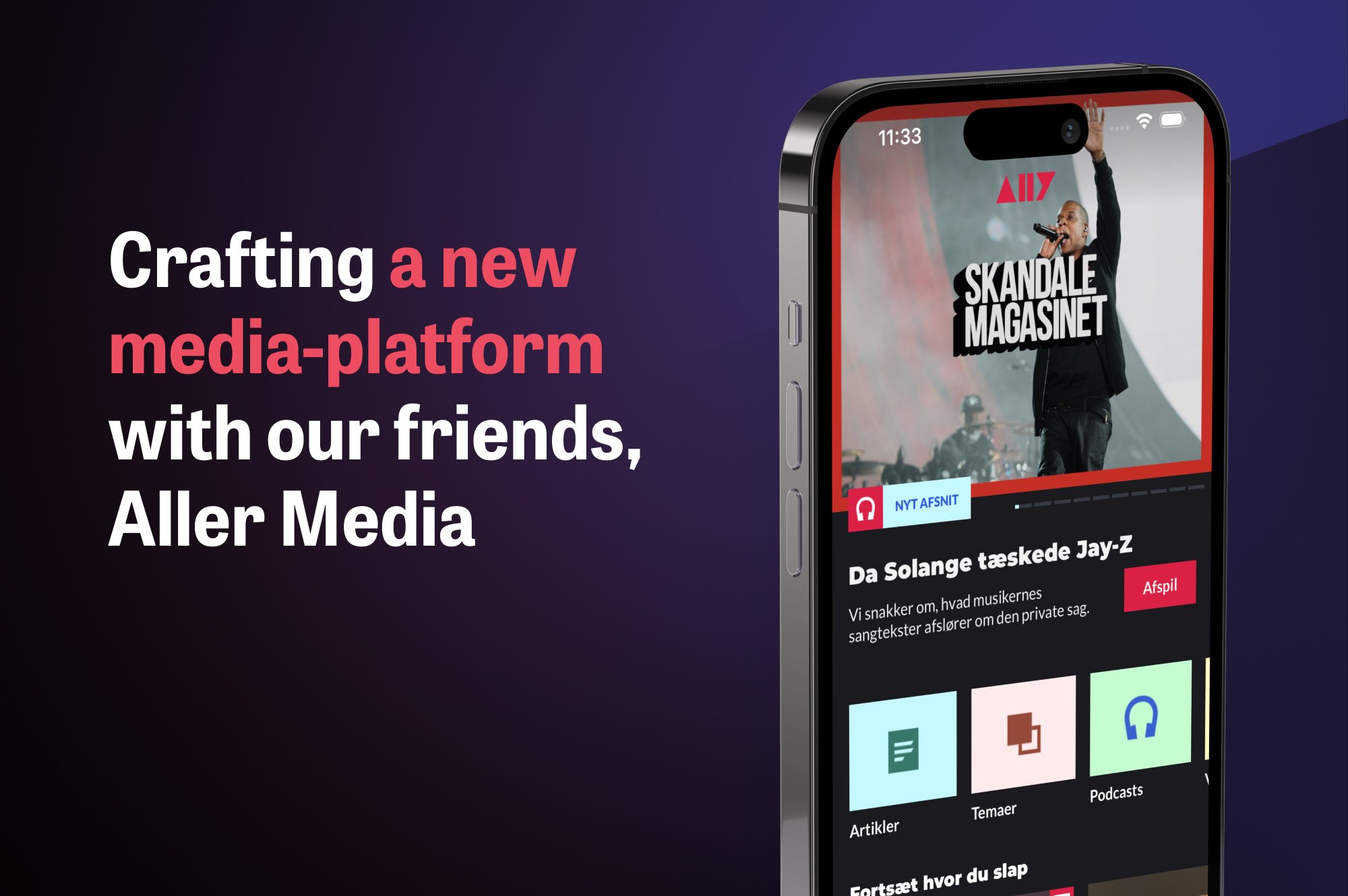 A new media platform ALLY