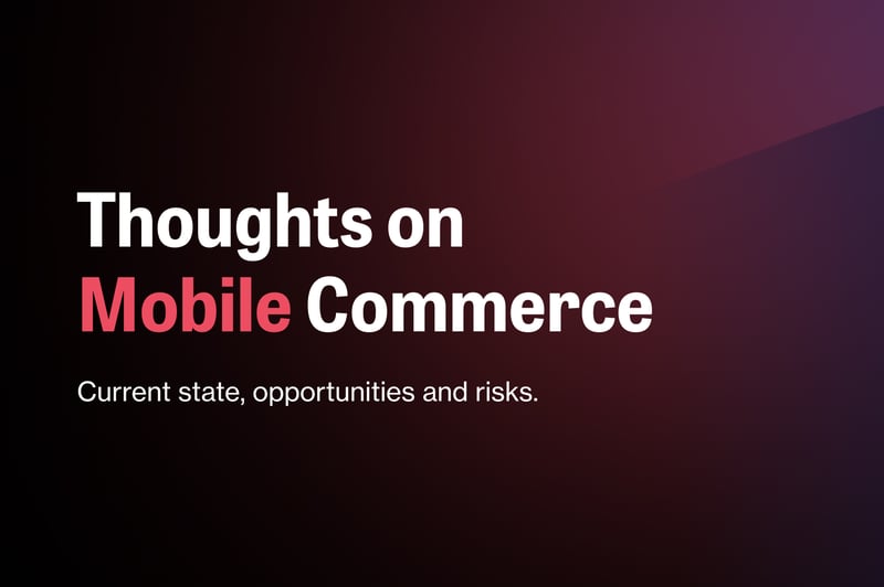 Mobile commerce