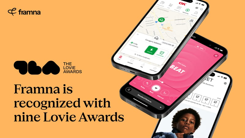 Framna Denmark celebrates the OK App's win and other successes at 2024 Lovie Awards