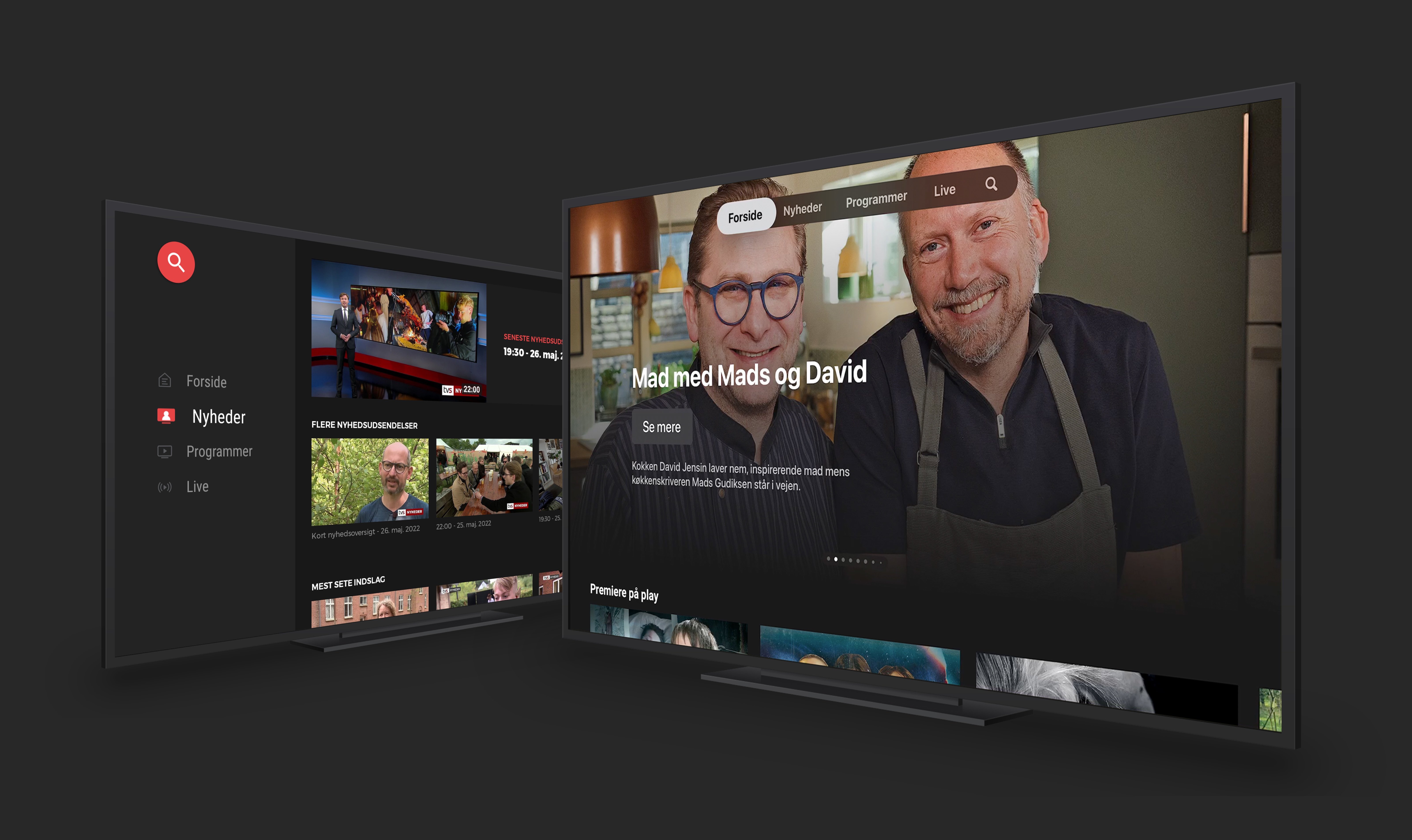 Android and Apple TV available
