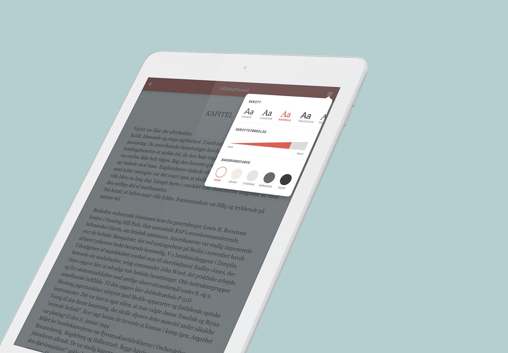 Adjust and customise your reading experience